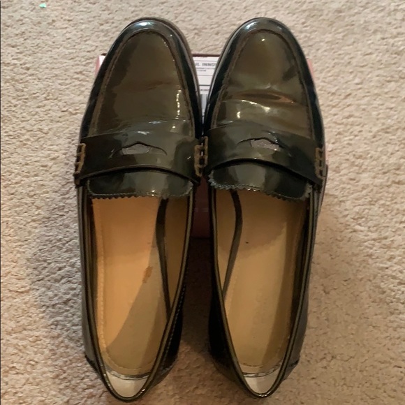 Coach Peyton Olive Green Penny Loafers. EUC 8.5 - Picture 3 of 9